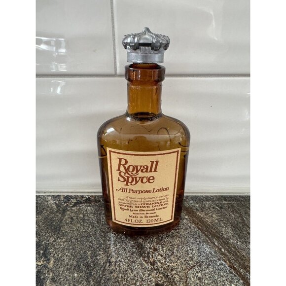 ROYALL SPYCE All Purpose Lotion 4oz/4.0 oz. (120 ml) Spray & Splash NEW & SEALED